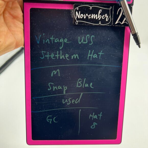 USS Stethem DDG 63 US Navy Hat Blue Embroidered Attack Bee Adjustable Snapback - Picture 10 of 11